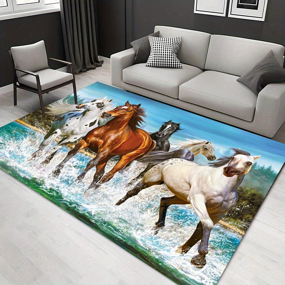 

1pc 1332800480Pattern Carpet, Area Rug For Living Room Bedroom Room Bed Chair Laundry Entryway Corridor Yard Non-slip Outdoor Camping Rug Fl 60cm by 90cm