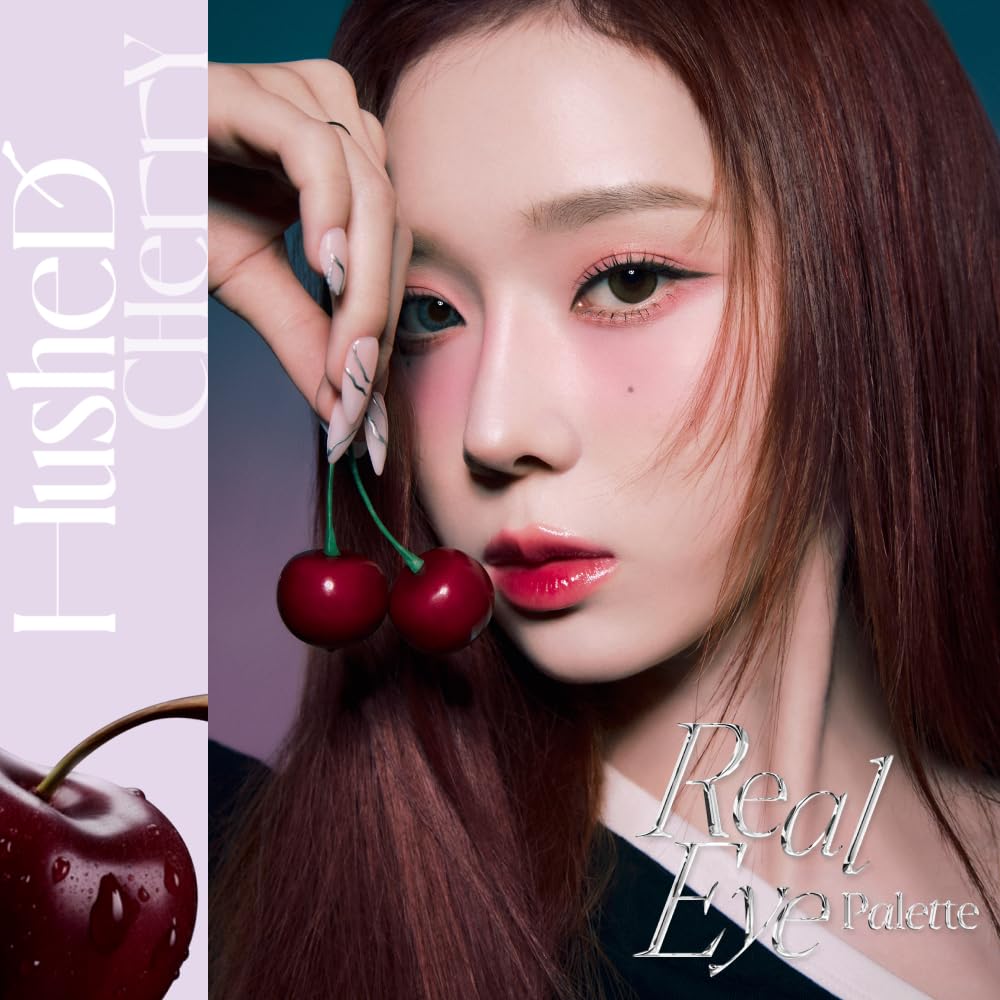 [aespa Winter PICK] Espoir Hashed Cherry Real Eye Palette All New #5 Cool Tone Eyeshadow Palette for Cool Undertones Korean Cosmetics espoir Official