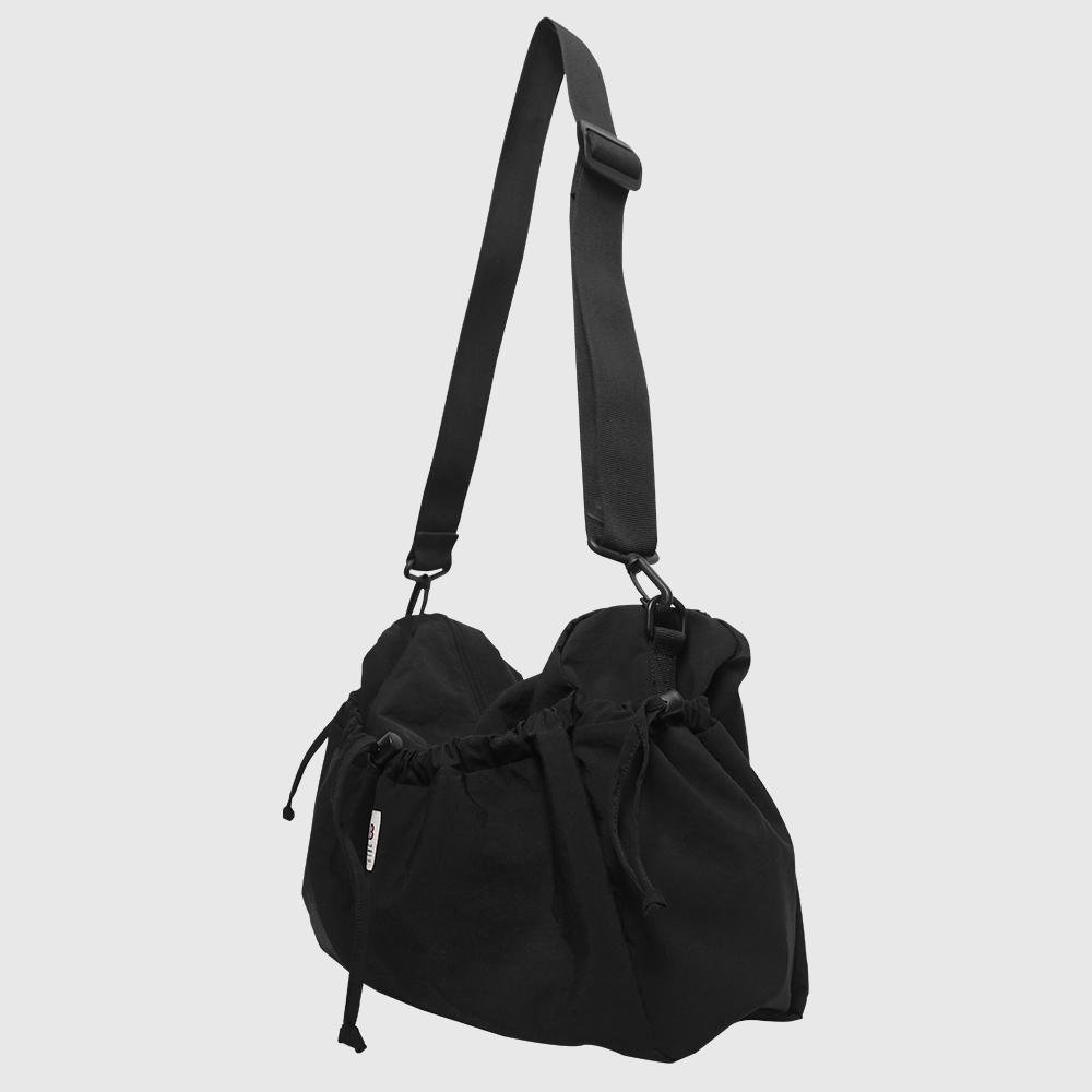 D.Lab Cuddly String Pocket Crossbody Bag - Black