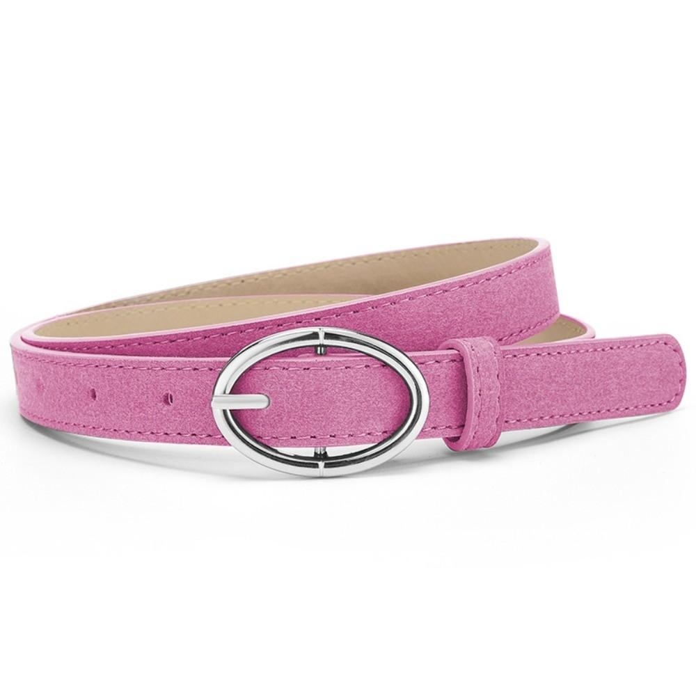 Casual Suede Leather Belt Luxury Design Waistband Trendy Business Waist Belt  For Women