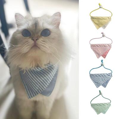 Pet Dribble Bib Drawstring Neckerchief Triangle Scarf for Cats & Small Dogs