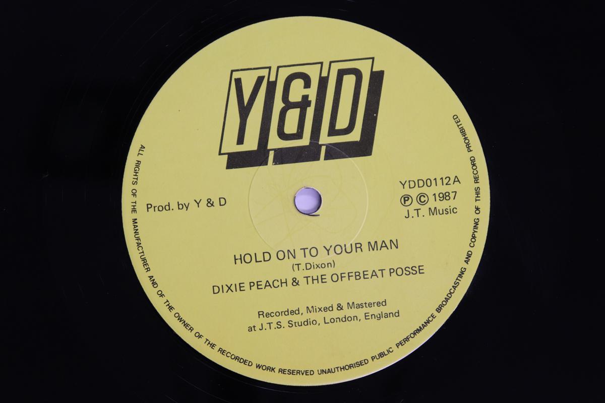 

12inch Record DIXIE PEACH THE OFFBEAT POSSE Hold On To Your Man Tonight Is Th YDD0112 Y D 1987 UK Reggae Ska Dub Used