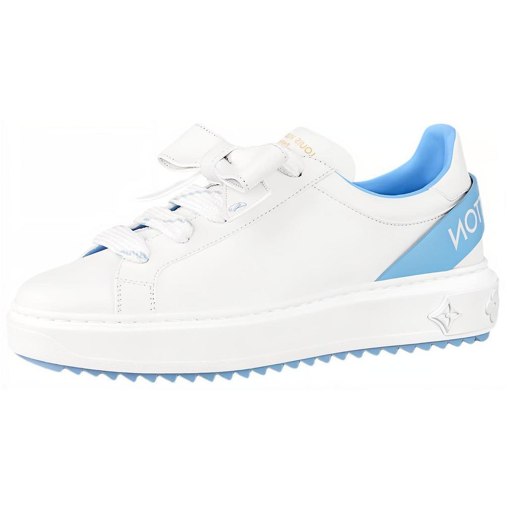 LOUIS VUITTON Time Out Sneakers 'White With Blue' Women's 1A9Q0M