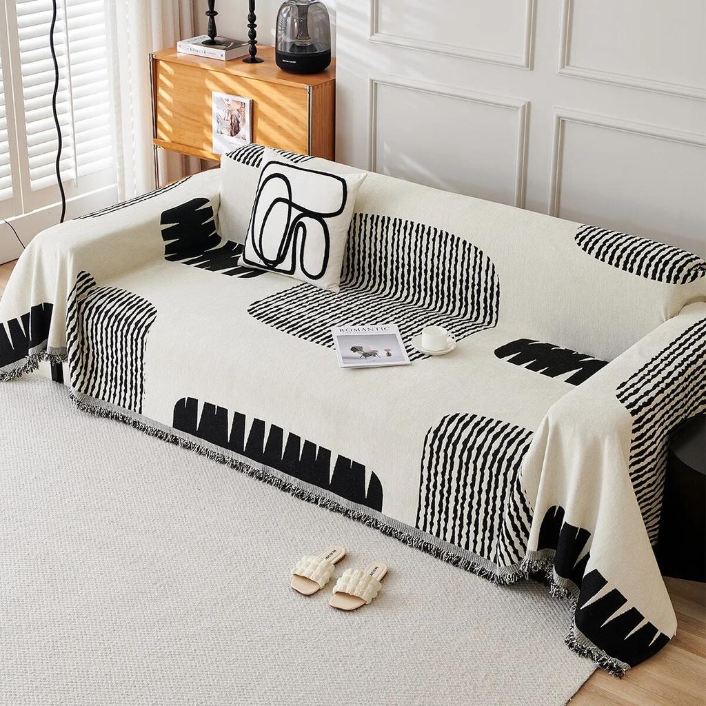 New Minimalist Sofa Towel Chenille All-season Universal One Piece Cover Anti Slip Dustproof Seat Cushion Available On Both Sides