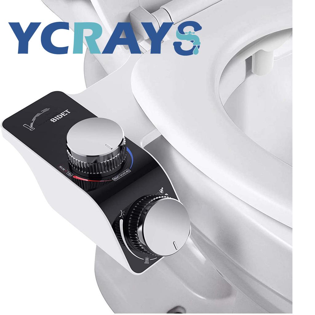 Bidet Toilet Seat Attachment Non-Electric Self-Cleaning Dual Nozzles Wash Hot Cold Mixer Water Lady Bathroom Accessories Sprayer Fuel Injectors 6