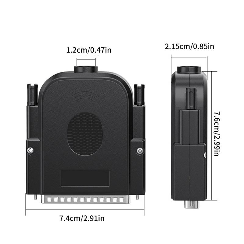 Cienki adapter DB37 bezlutowy RS232 D-Sub z obudową typu Fold Lock i wieloma przewodami końcowymi