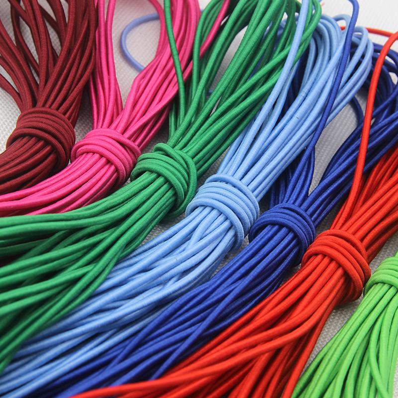 Red And White Old-Fashioned Traditional Round Elastic Band, Super Durable Classic Elastic Rubber Band, Skipping Rope Rubber Band Accessories Batch