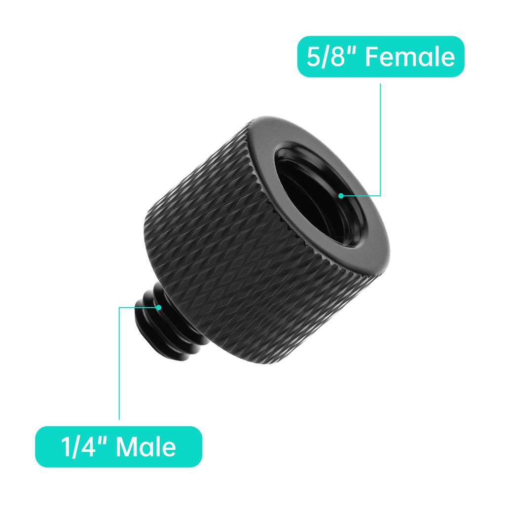 Bracket Mount Screw,3/8 Female To 1/4 Male Screw Adapter for Tripod Accessories / Microphone Holder / Camera Mount