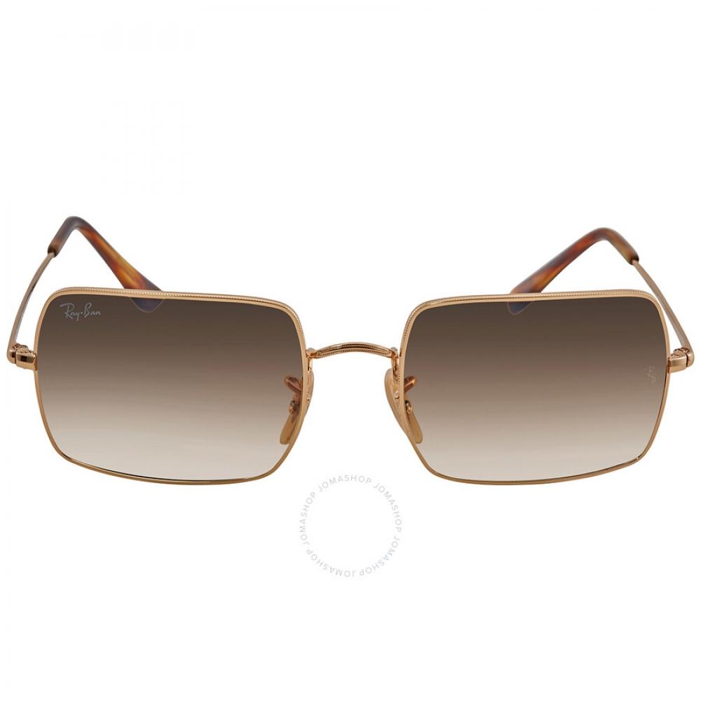

Ray Ban Rectangle 1969 Light Brown Gradient Unisex Sunglasses RB1969 914751 54
