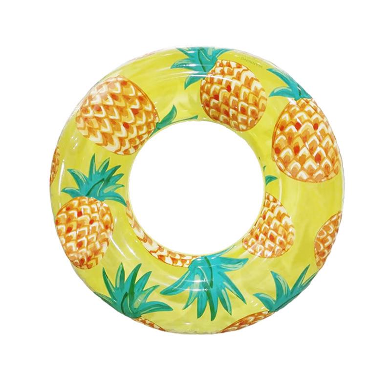 Starry Sky Sequin Mermaid Swim Ring: Thickened Inflatable Children's Float