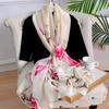 Luxury Brand Women Scarf Fashion Print Silk Scarves Summer Shawls And Wraps Soft Pashmina Lady Bandana Foulard Hijabs