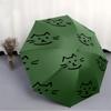 1pc Cat Pattern Automatic Open/Close Umbrella with One Touch Button,, Windproof Design   Lightweight Portable Umbrella for Women & Men6106