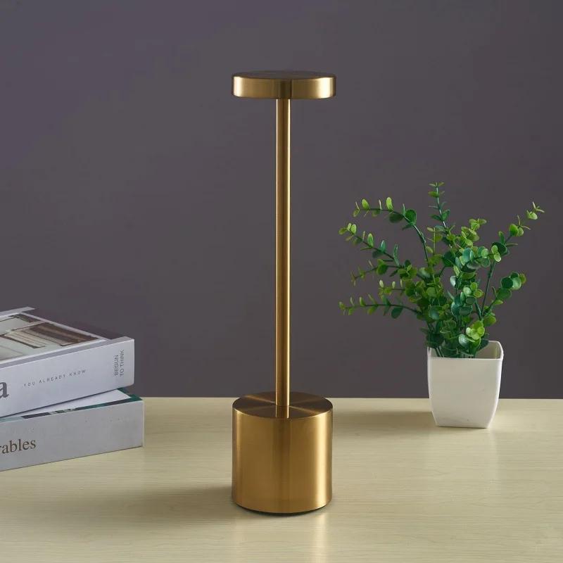 Touch Led Bar Table Light for Bedroom Bedside Coffee Store Restaurant Industrial Deco Lighting Fixture Modern Dimmable Desk Lamp