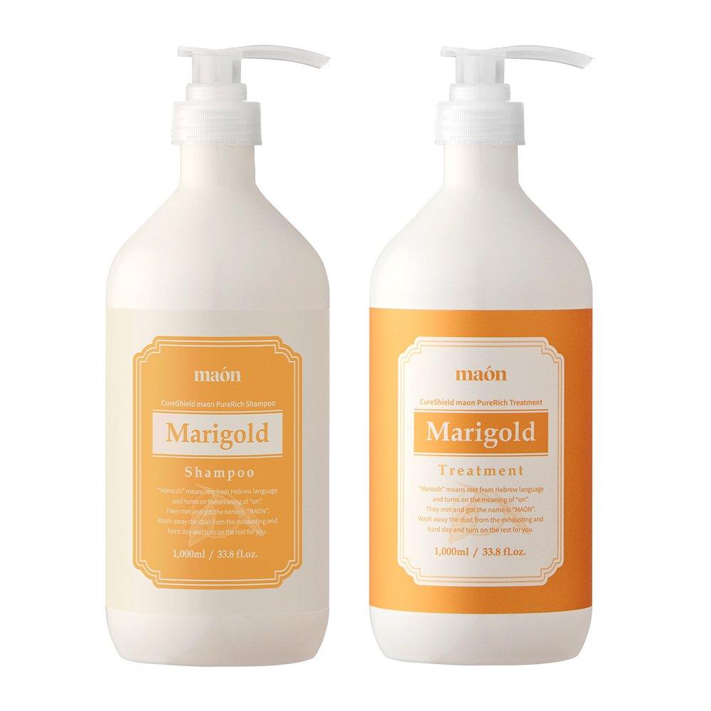Cureshield Maon Pure Rich Marigold Shampoo 1000ml (Yuzu Scent)