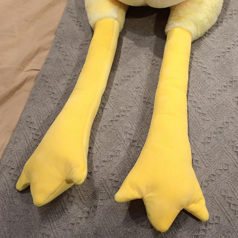 Cute Big White Goose PP Duck Plush ToySleep Pillow Cushion Soft Stuffed Animal Doll Birthday Gift for Girl55-155cm