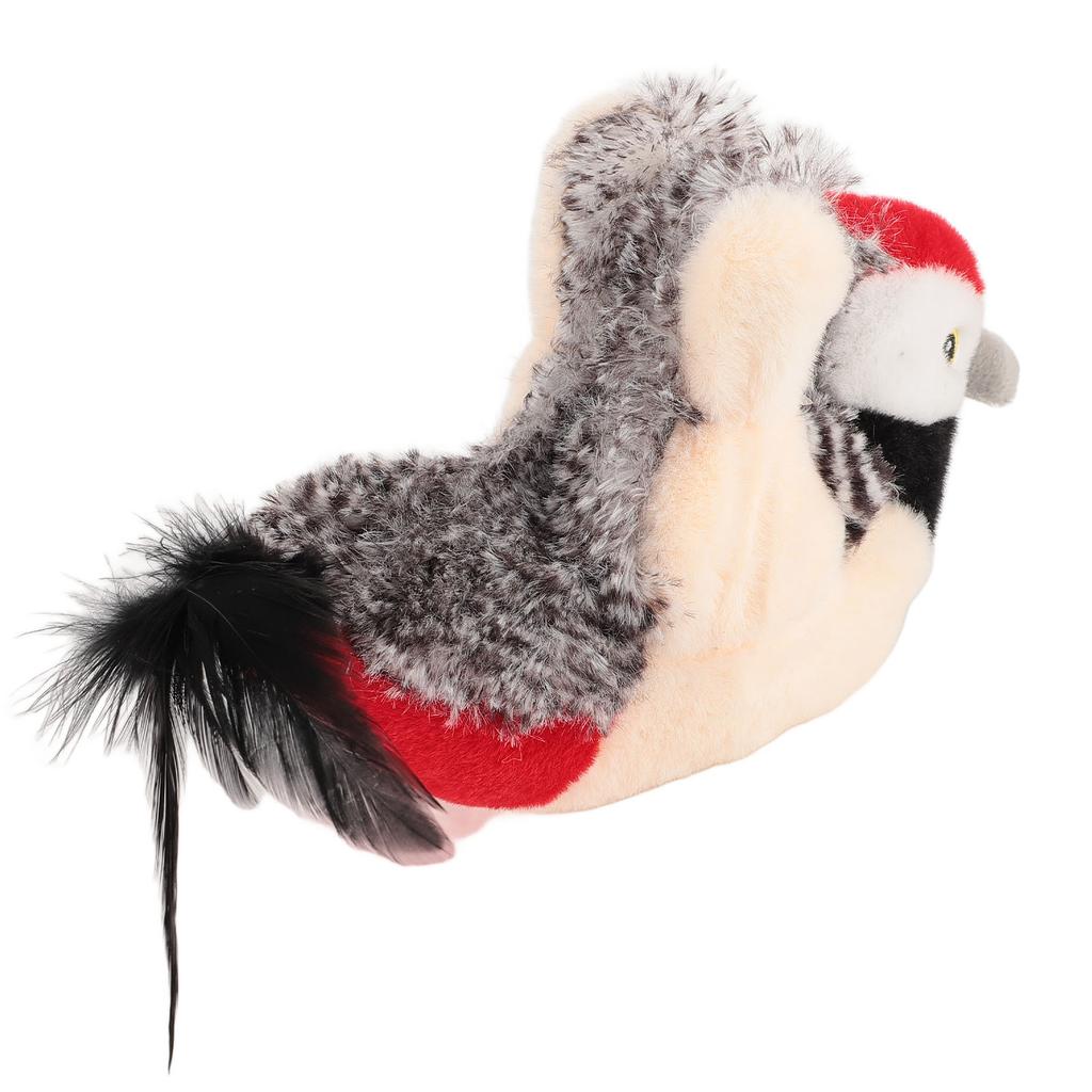 Pet Plush Toy Interactive Soft Flapping Bird Squeaky Cat Electric Plush Toy for Home Indoor