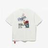 New Era Mlb La Dodgers Cheering Food T shirT Off whiTe 14536500