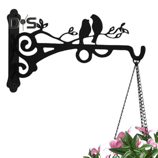 Wand-Pflanzenaufhänger, metallbeschichteter Wandhaken, rostfreie Halterung für den Innen- und Außenbereich zum Aufhängen von Pflanzen, Windspiel, Laterne, Vogelhäuschen