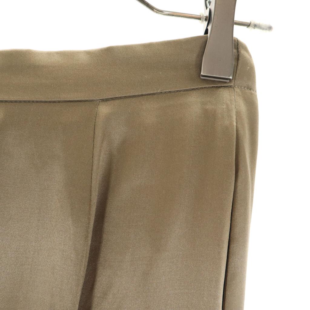 Max Mara Made In Italy Mimole Length Tight Skirt 36 Khaki Gray System Women Used