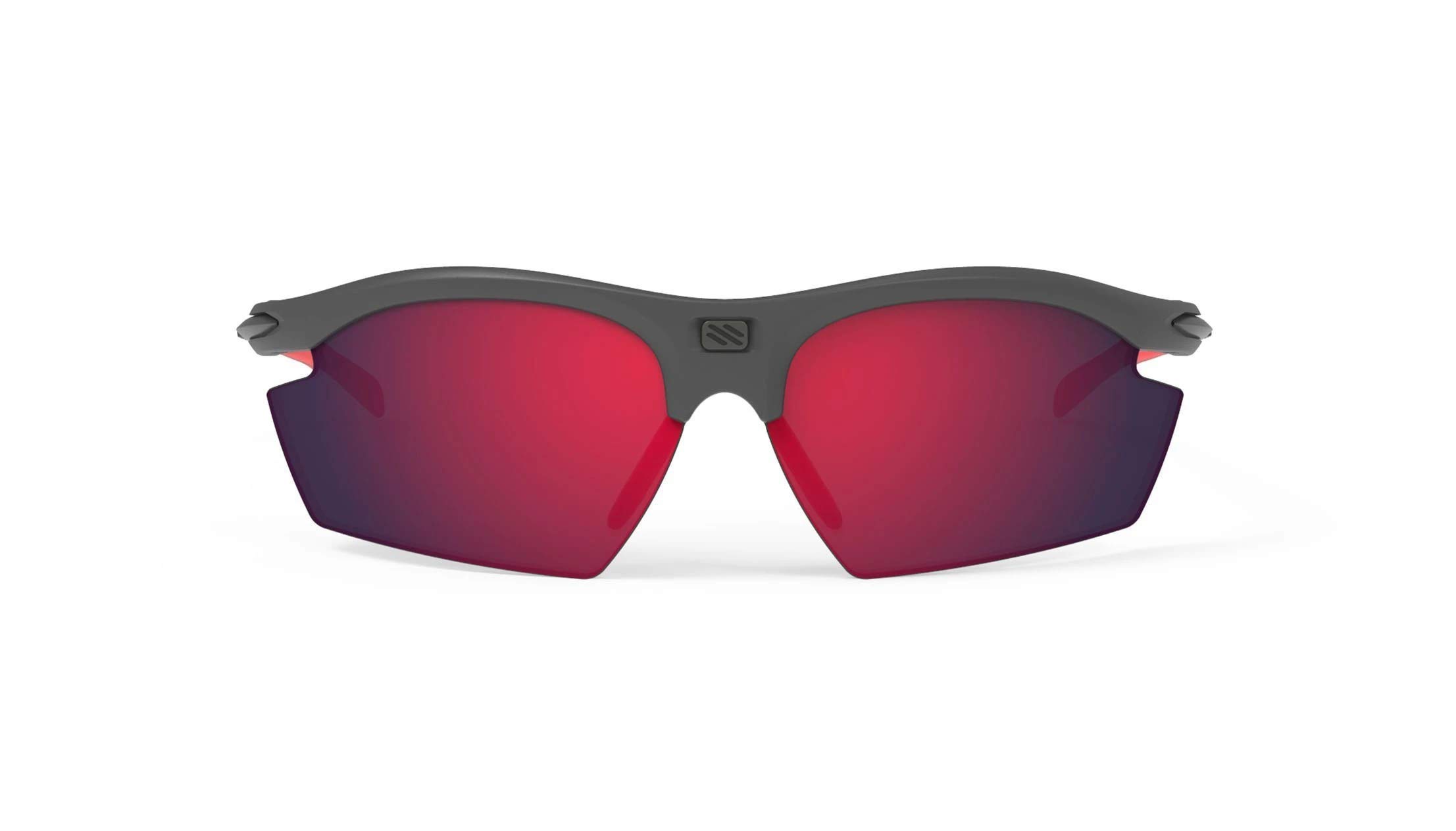

RUDYPROJECT RYDON Sports Sunglasses in Graphite Multicolor Red Frame with Red Lenses Multi-Laser (SP533898-0001)