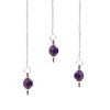 Amethyst Pendulum Faceted Gemstone
