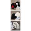 Halloween-themed skull wool knitted hat, autumn and winter couples trendy pullover hat, knitted ear protector cold hat