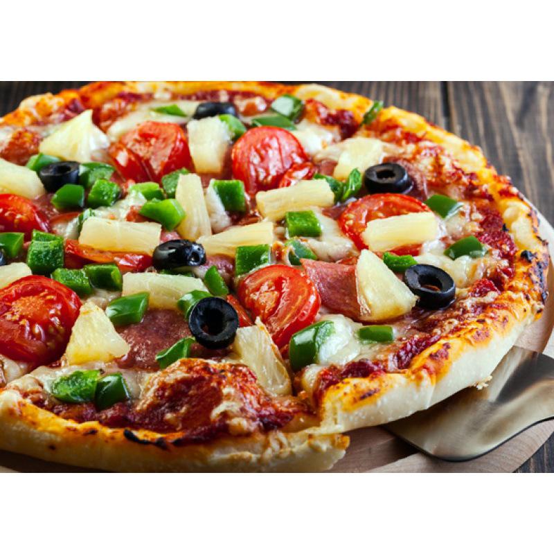 

Delicious Pizza Catering Decorative Kraft Paper Framed Wall Art White card paper (non-adhesive) 30*42 cm