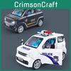 Security Police City Car Model Children Toy With Sound And Light Functions