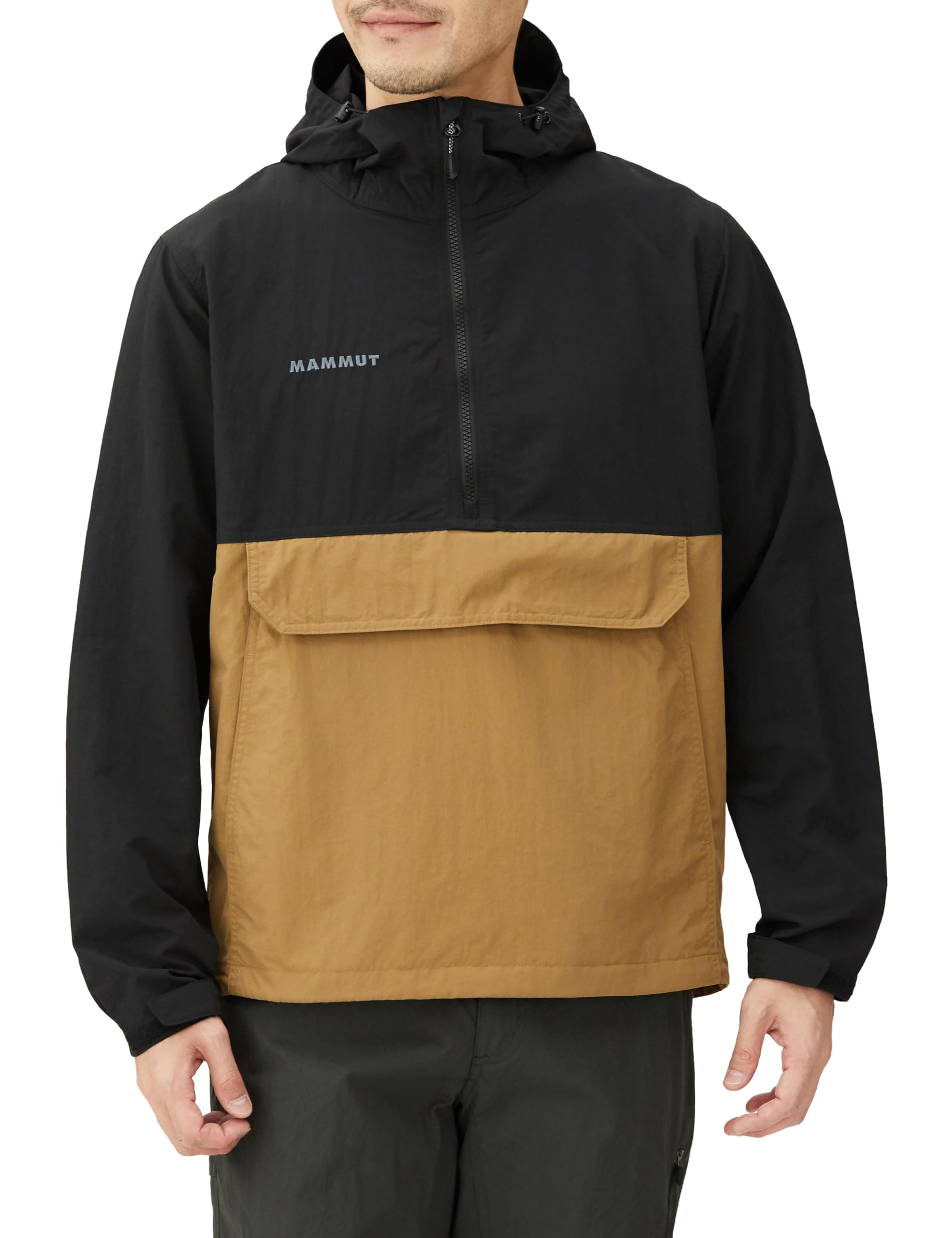 

Mammut Hiking Windbreaker Hooded Anorak Asian WB Hooded Anorak AF dark Fit/Hiking 1012-00730 sand-black