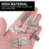 20Pcs Jewelry Box Hinges Iron Hardware Durable Not Easy to Fade DIY Accessory Small Hinges DIY Accessories 1.2inch Mini Hinge