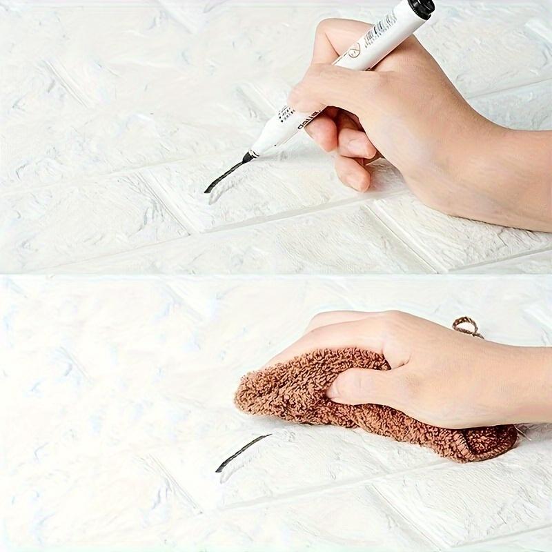 20 Stück 3D Imitationsziegel Tapete Selbstklebend Wasserdicht PE-Schaumbeschichtung Abnehmbare Wandpaneele Einfach Abziehen Aufkleben Dekor