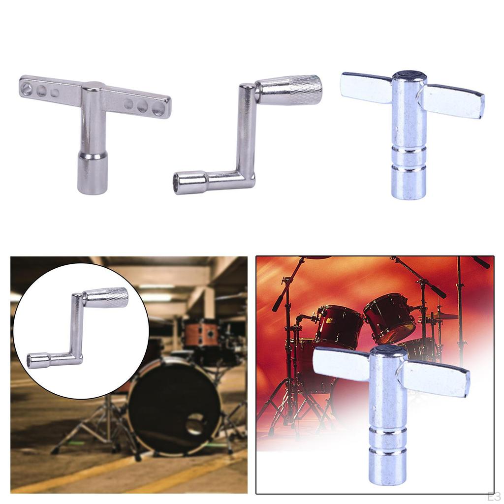 Drum Key Adjustment Wrench for Acoustic and Electronic Drums Metal Drill Bit Universal Sturdy