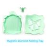 With Lid Diamond Painting Bowknot Tray Embroidery Storage Flip Drill Tray  for Nail Art Accessories