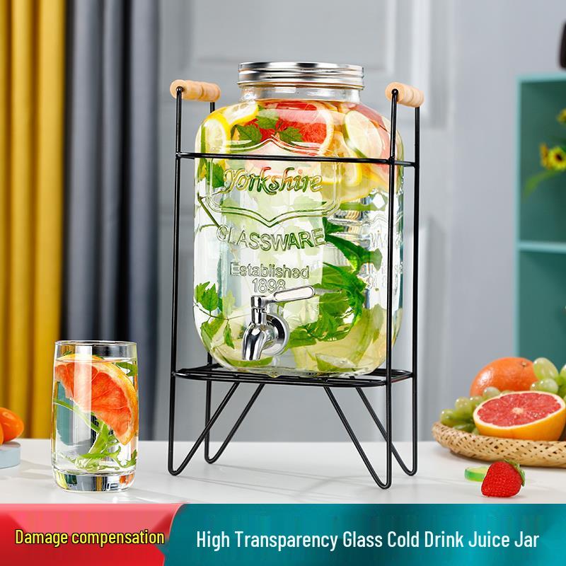 Cola Beverage Bucket with Faucet - Ideal for Lemon Juice, Fruit Tea, Cocktails, and Cold Water