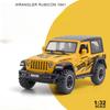 1:32 Jeeps Wrangler Rubicon Off-Road Alloy Model Car Toy Diecasts Metal Casting Sound and Light Car Toys For Children Toy Gift