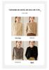 Women's Long-Sleeve Cashmere Cardigan - Round Neck, Cuffed, Single-Breasted, Loose Fit, Slimming Sweater for 2024 Autumn/Winter