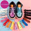 Elastic Round Lock Shoe Laces No Tie Shoelace Children's Sneakers Shoelaces Without Ties Kids Adult Laces for Shoes Shoestrings