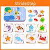 Who Puzzle Shape Card Early Learning Kids Educational Toy Game Wooden