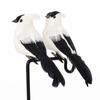 Vivid Wedding Supply Garden Ornament Simulation Parrot Bird Model Artificial Animal  Real Feathers