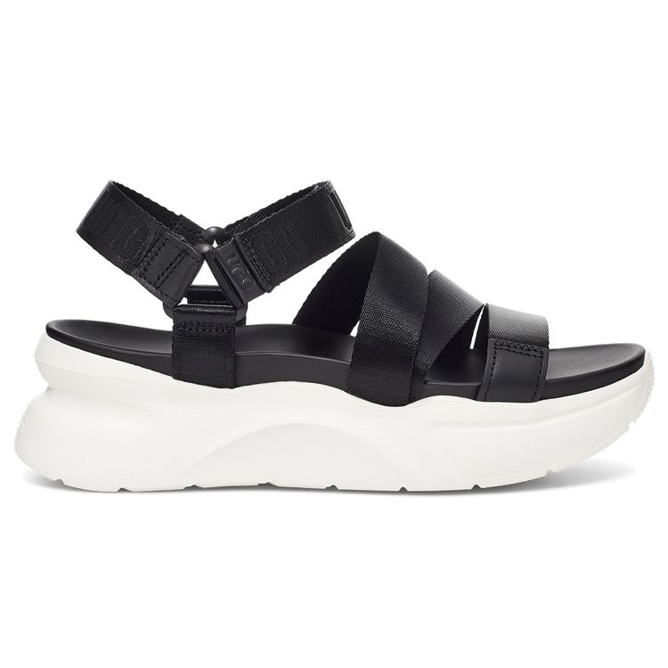 UGG La Shores Sandals Women Sandals Black White 1118499-BPLL