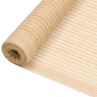 Vidaxl Shading Net, Beige, 1.2 X 50 M, HDPE, 75 G/M²