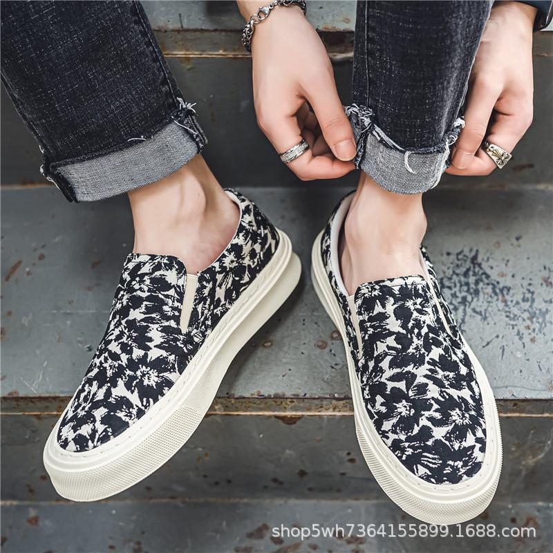 

Men s shoes are breathable, simple and versatile retro board shoes, thick-soled teenagers, soft-soled casual trendy shoes 39 чёрный