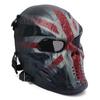 Airsoft Paintball Tactical Full Face Protection Skull Mask Safety CS War BB Game For Halloween