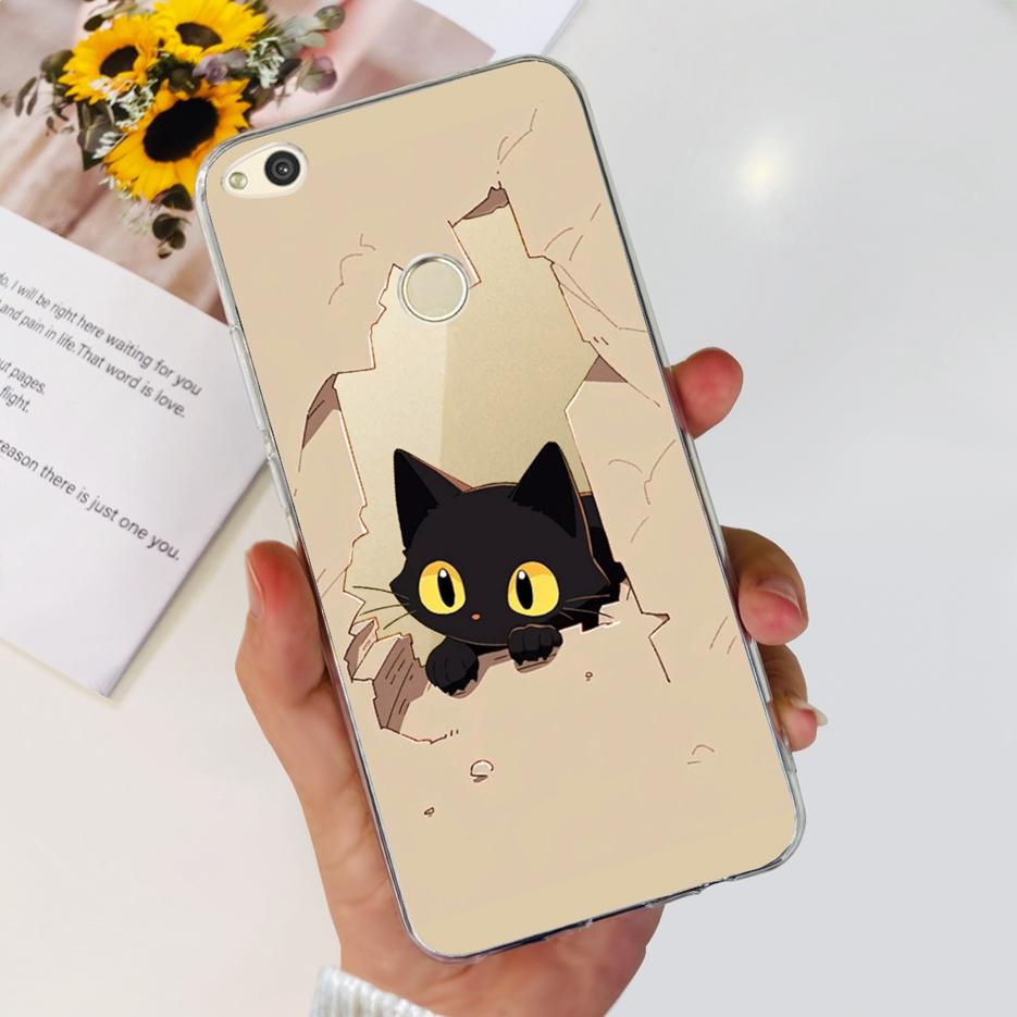 For Huawei P8 Lite 2017 Case Honor 8 Lite Luxury Painted Cover Clear Silicone Soft TPU Phone Case For Huawei GR3 2017 Back Cover