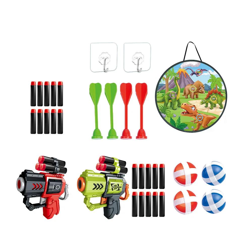 Dinosaur Dart Board Toys for Kids Sticky Balls Indoor Outdoor Games Dinosaur Birthday Party Supplies Stocking Stuffers for Boys