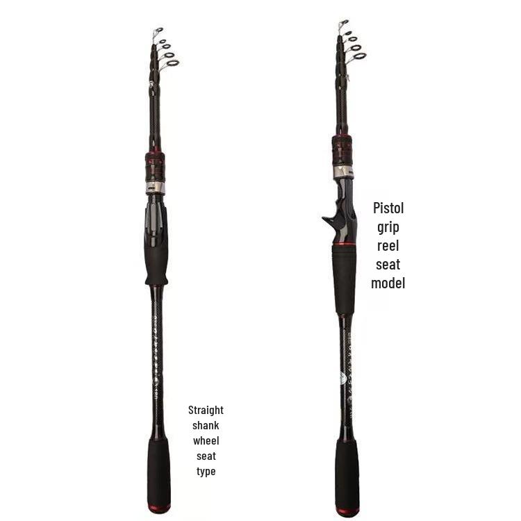 Telescopic Carbon Sea Fishing Rod: Portable & Lightweight, Multi-purpose Lure Rod