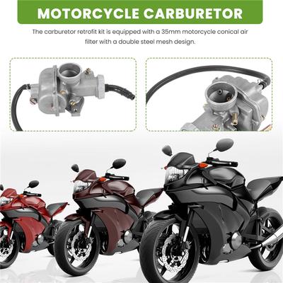 A28G-PZ20 Carburetor For 50Cc 70Cc 90Cc 110Cc 125Cc 4 Stroke Engine ATV Utvs Honda CRF50F CRF80F XR50R With Air Fuel Filter