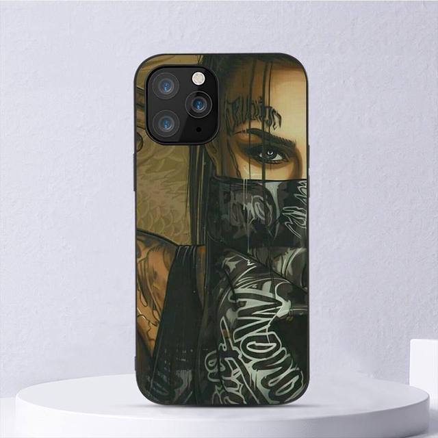 

Сексуальный чехол для телефона с татуировкой для девочек для Iphone 11 12 Mini 13 14 Pro Xs Max X 8 7 6s Plus 5 Se Xr Shell iPhone11