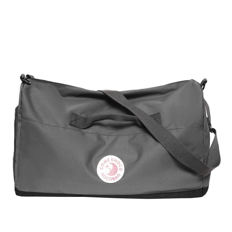 

Bright color travel bag summer new large-capacity sports fitness bag portable short-distance production storage bag серый