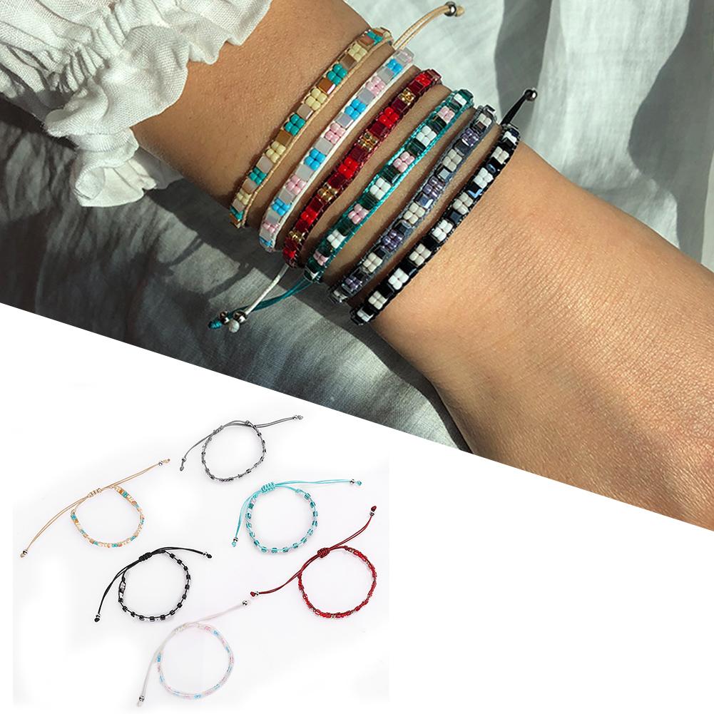 6pcs Bracelet Vintage Colorful Fashionable Personality Women Bracelet Jewelry Gift